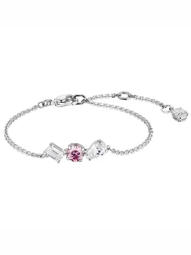 Mesmera Rhodium Plated Bracelet Pink - SWAROVSKI - BALAAN 2