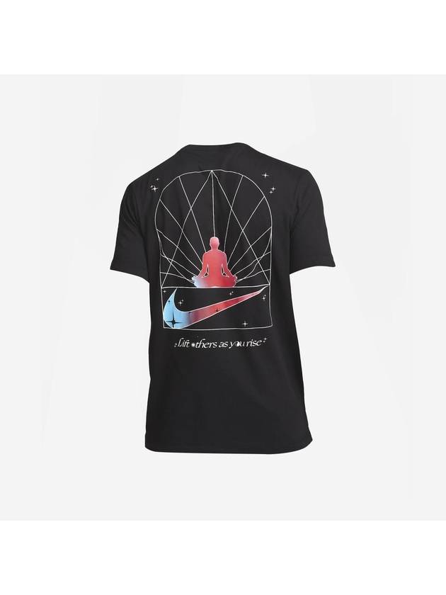 Dri-Fit Yoga Short Sleeve T-Shirt Black - NIKE - BALAAN 2