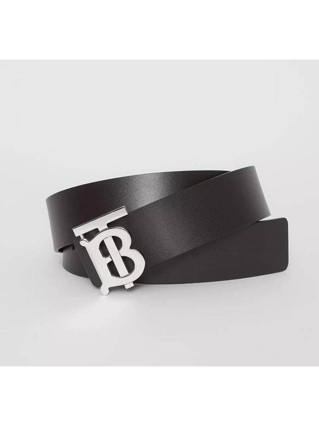 Men's TB Reversible Monogram Leather Belt - BURBERRY - BALAAN.