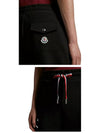 Tricolor Accent Cotton Sweatpants Black - MONCLER - BALAAN 6