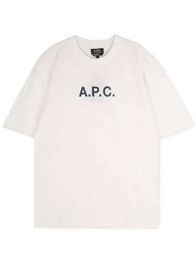 Moran Openwork Short Sleeve T-Shirt White - A.P.C. - BALAAN 2