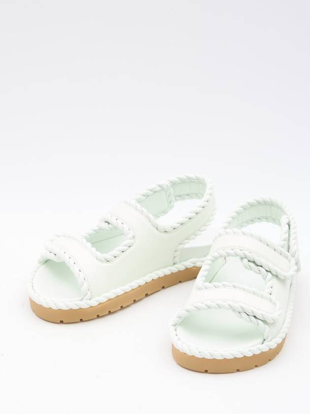 Jack Flat Sandals Glacier - BOTTEGA VENETA - BALAAN 6