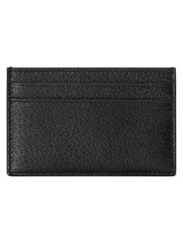 Gold Hardware GG Marmont Card Wallet Black - GUCCI - BALAAN 4