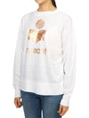 Clawia Women's Long Sleeve T-Shirt TS0005FA A1N10E WHRG - ISABEL MARANT - BALAAN 2