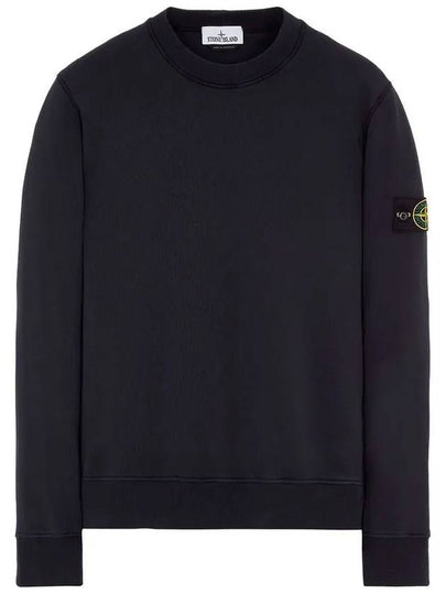 Compass Patch Crew Neck Sweatshirt Navy - STONE ISLAND - BALAAN 2