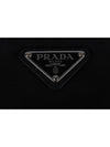 Triangular logo nylon clutch - PRADA - BALAAN 7