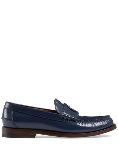 Interlocking G Loafers Blue - GUCCI - BALAAN 1