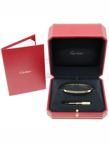 Brand new June 24 Hyundai Purchase Love Bracelet SM Yellow Gold No 19 Unisex B6047319 - CARTIER - BALAAN 1