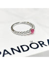 October Birthstone Bedded Ring Petal Pink - PANDORA - BALAAN 3