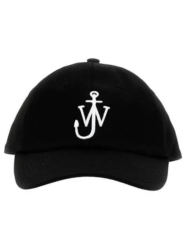 Logo Cotton Canvas Ball Cap Black - JW ANDERSON - BALAAN 2