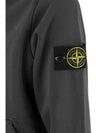 Compass Badge Zip Up Hoodie Charcoal - STONE ISLAND - BALAAN 5