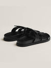 Chypre Calfskin Sandals Black - HERMES - BALAAN 5