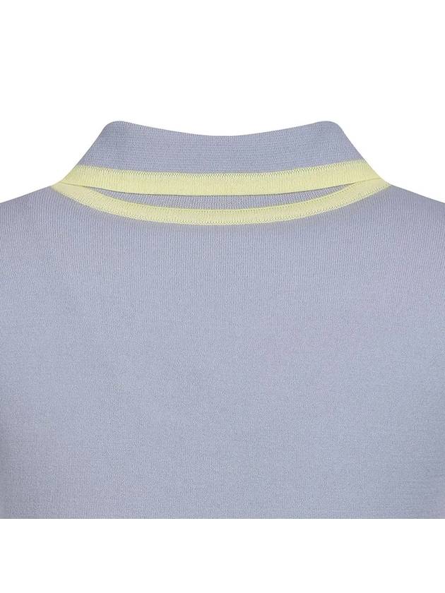 Collar neck sleeveless T-shirt MK3MV320LGY - P_LABEL - BALAAN 5
