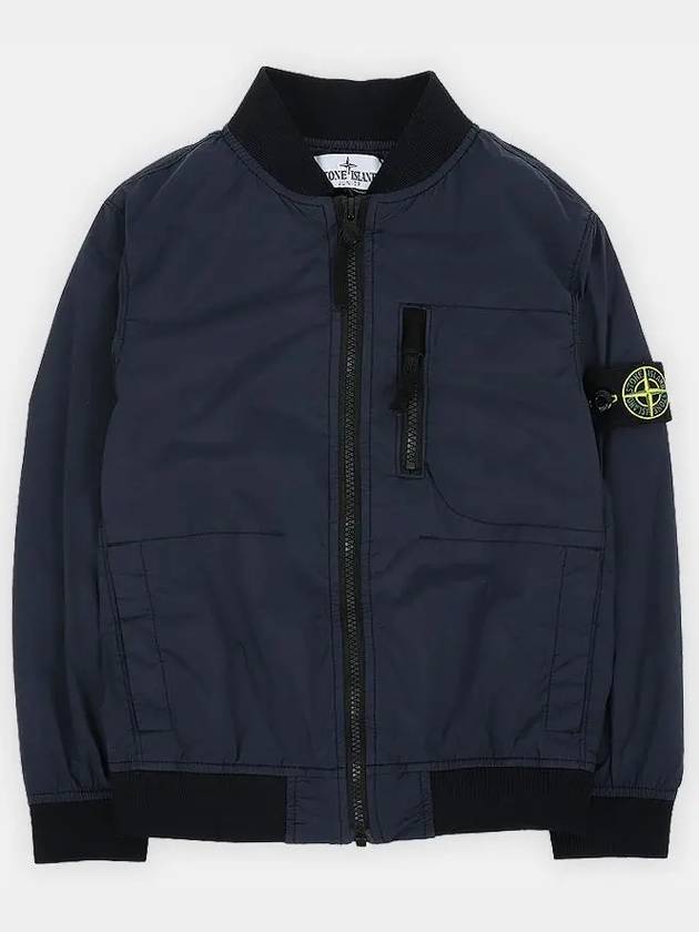 Kids Waffen Patch Bomber Jacket Navy - STONE ISLAND - BALAAN 3