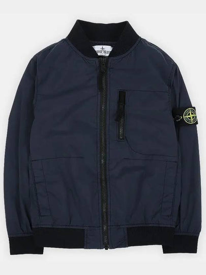 Kids Waffen Patch Bomber Jacket Navy - STONE ISLAND - BALAAN 2