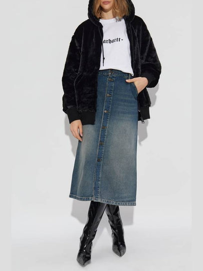 Carhartt WIP Denim Skirt, Women's, Blue - CARHARTT WIP - BALAAN 2