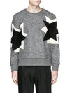 Double Star Sweatshirt Gray - NEIL BARRETT - BALAAN 5