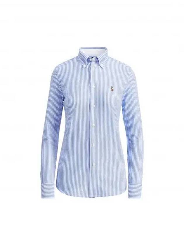 Striped Oxford Shirt Blue - POLO RALPH LAUREN - BALAAN 2