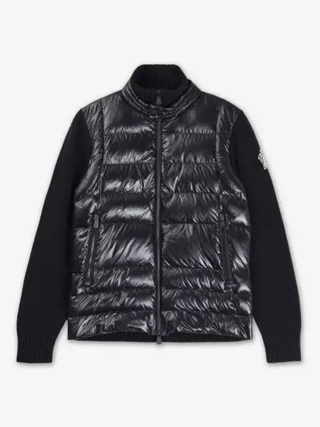 Grenoble Padded Zip-Up Jacket Black - MONCLER - BALAAN 1