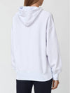 Brushed Logo Print Cotton Hoodie White - MSGM - BALAAN 4