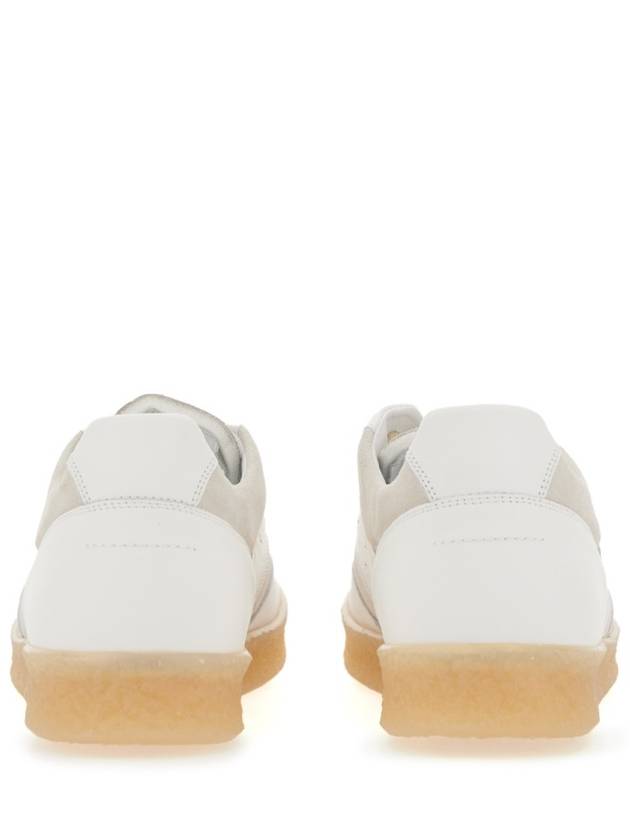 6 Court Leather Low Top Sneakers White - MAISON MARGIELA - BALAAN 3