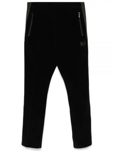 Narrow Track Pant CPe Velor BLACK PU280 pants - NEEDLES - BALAAN 1