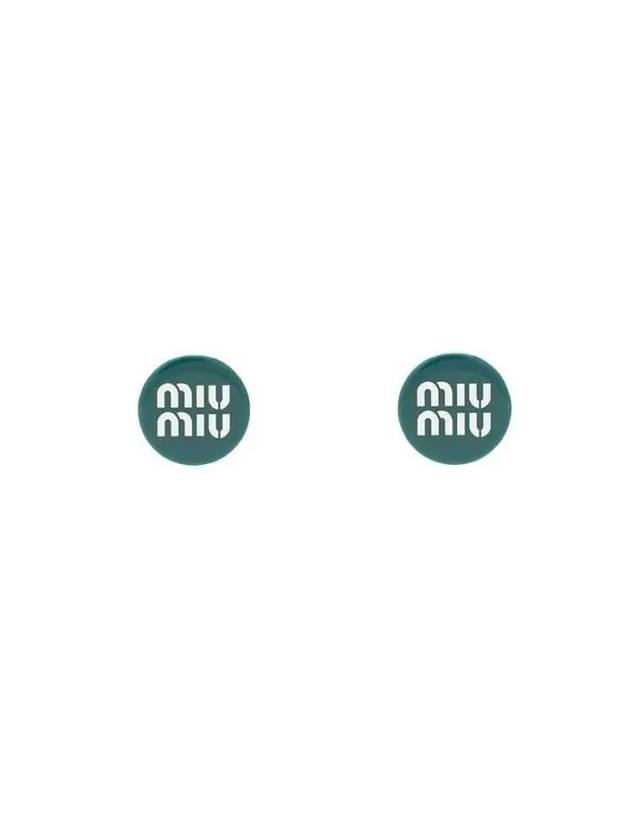 Women s Earrings Plexiglass Logo 5IO0632F8O N MIU F0NQE - MIU MIU - BALAAN 1