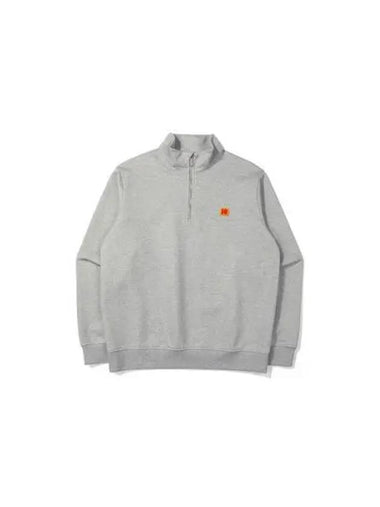 KODAK Apparel Essential Everlight half zip sweatshirt MELANGE GRAY - KODO - BALAAN 1