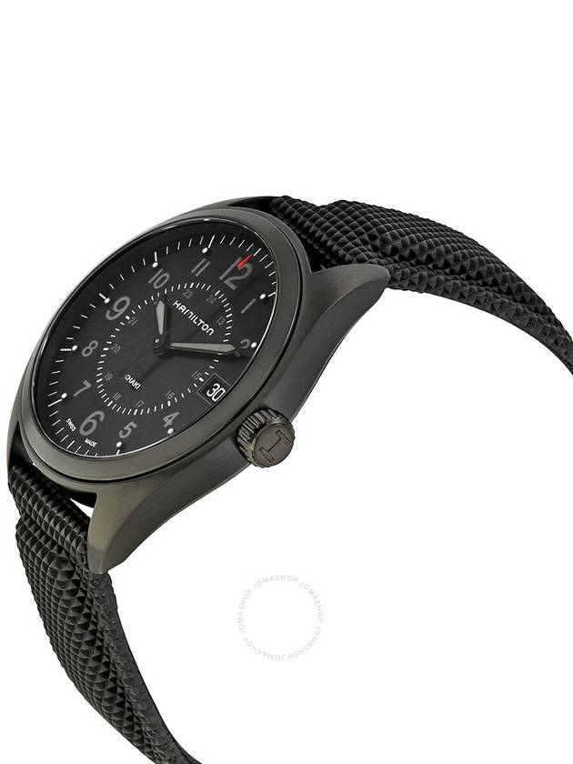 Men's Khaki Field Quartz Movement Dial Watch Black - HAMILTON - BALAAN 3