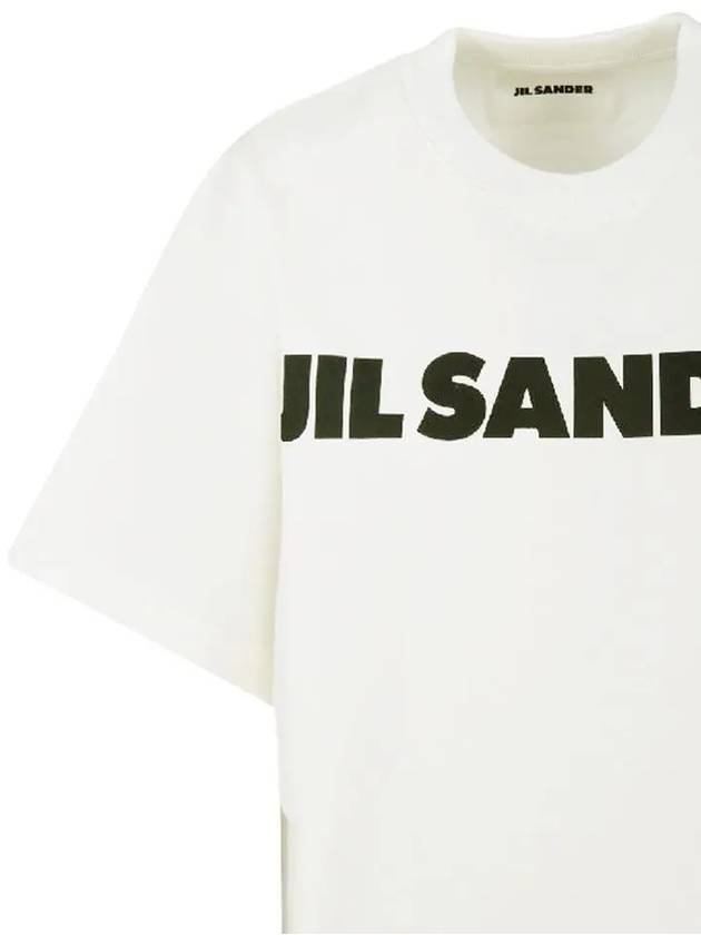 Logo T-Shirt Porcelain - JIL SANDER - BALAAN 5