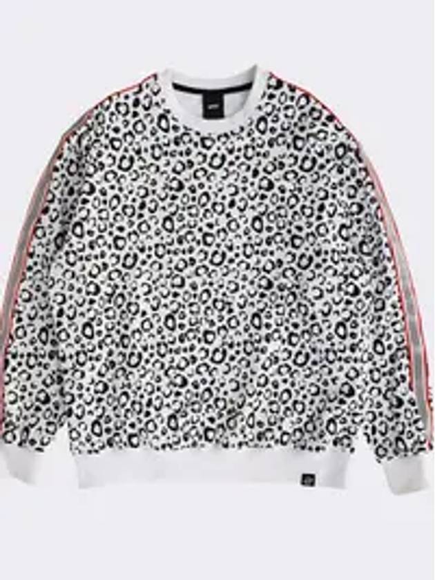 Women's Leopard Sweatshirt White - AOX - BALAAN 1