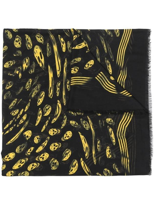 Skull print scarf - ALEXANDER MCQUEEN - BALAAN 1