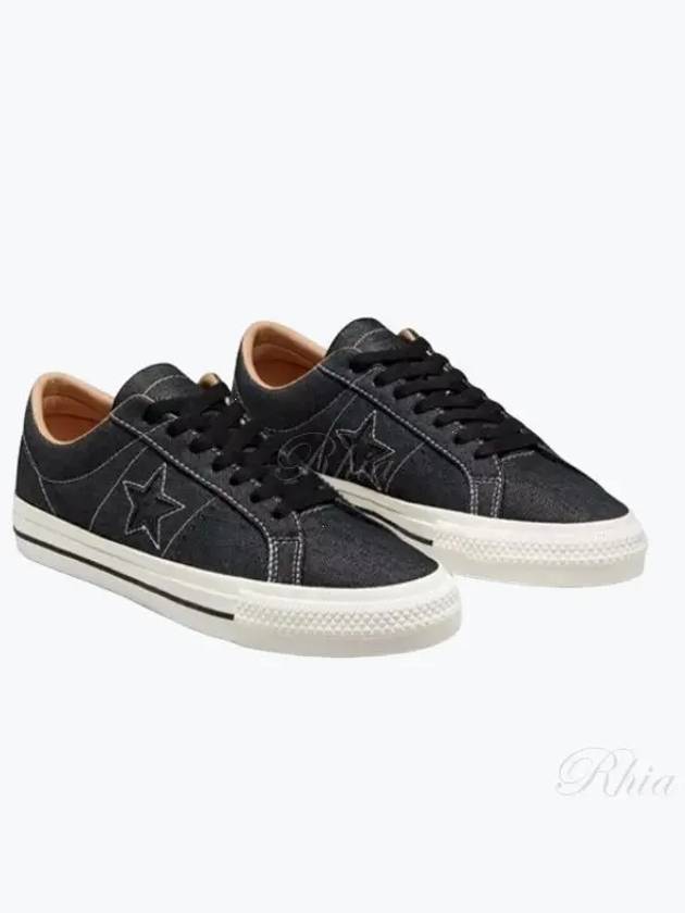 One Star Pro Black Egglet Low Canvas Shoes A04148C - CONVERSE - BALAAN 1