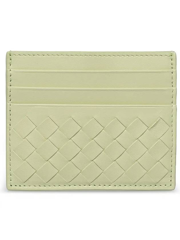 Intrecciato Weaving Card Wallet Green - BOTTEGA VENETA - BALAAN 2