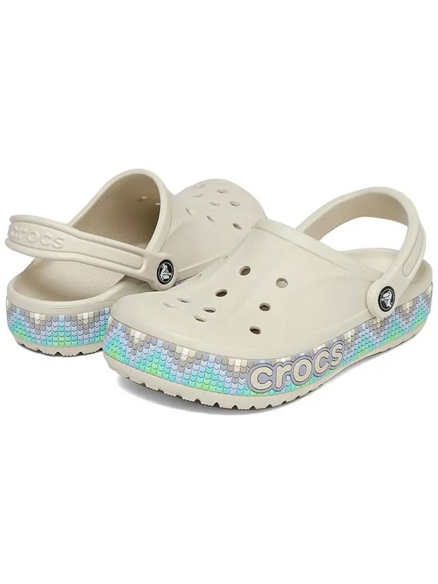 Bayaband Chevron Band Clog Sandals Stucco - CROCS - BALAAN 5