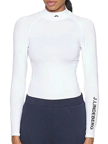 Asa Soft Compression Long Sleeve T-Shirt White - J.LINDEBERG - BALAAN 1