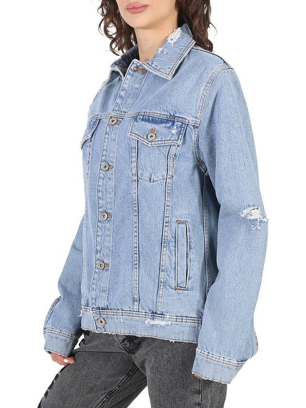 Filles A Papa Ladies Light Blue Denim Trucker Jacket, Tom, Brand Size 0 - FILLES A PAPA - BALAAN 2