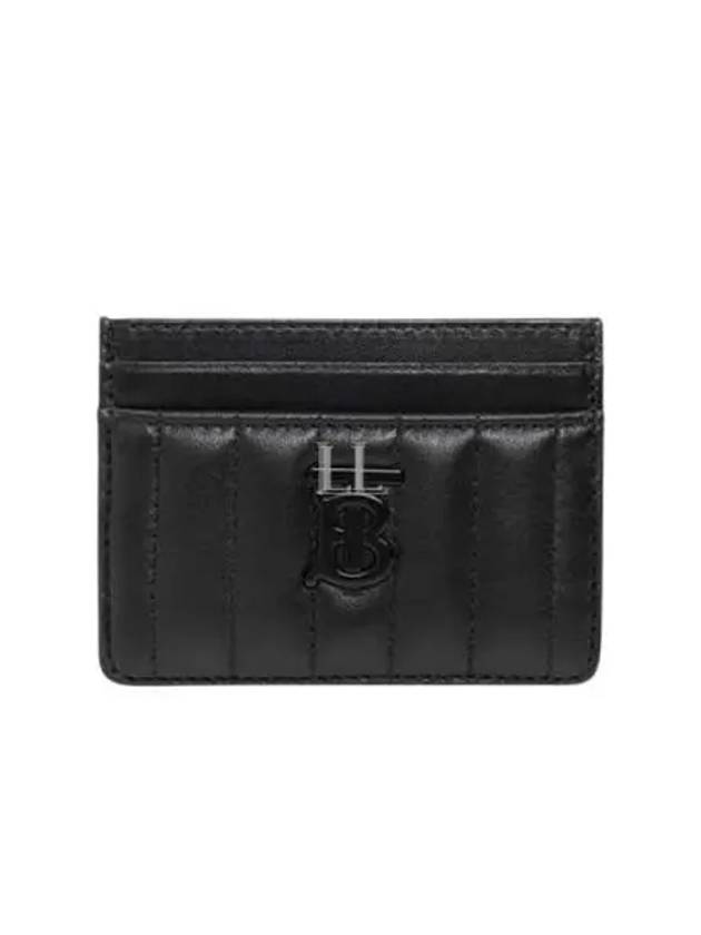 Quilted Leather Lola Card Wallet Black - BURBERRY - BALAAN 2