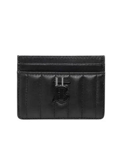 Quilted Leather Lola Card Wallet Black - BURBERRY - BALAAN 2