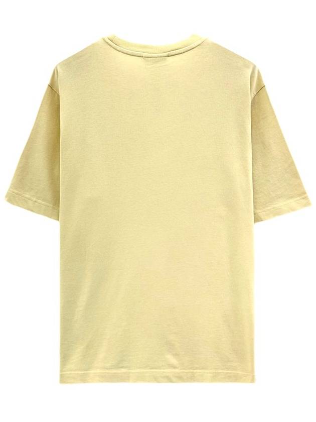 Bold Fox Head Patch Oversized Short Sleeve T-Shirt Beige - MAISON KITSUNE - BALAAN 3