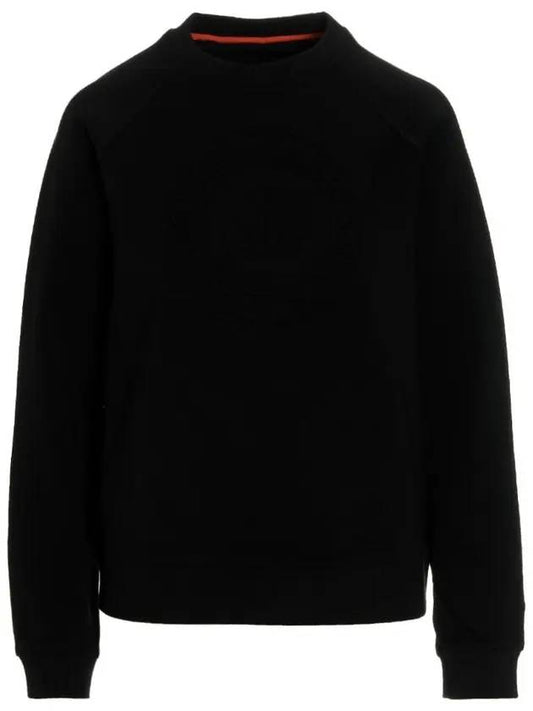 Fulton Logo Sweatshirt Black - MOOSE KNUCKLES - BALAAN 1
