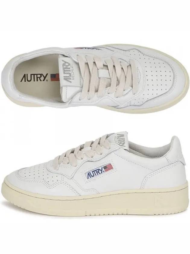 Medalist Leather Low Top Sneakers White - AUTRY - BALAAN 2