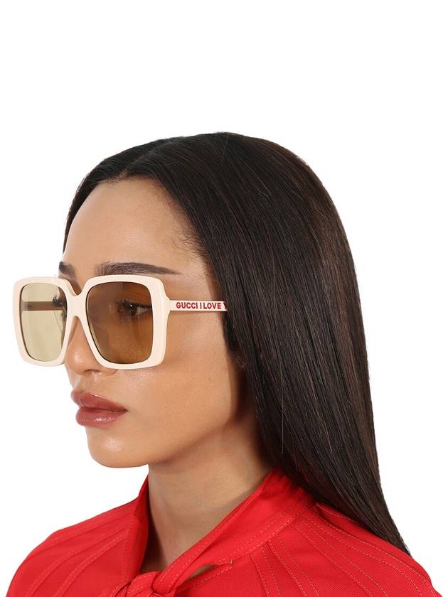 Gucci Brown Square Ladies Sunglasses GG0567SAN 006 58 - GUCCI - BALAAN 2