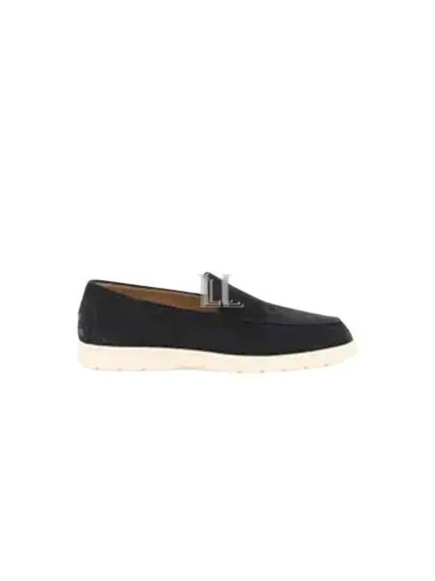 Casual Suede Slipper Loafers Navy - TOD'S - BALAAN 2