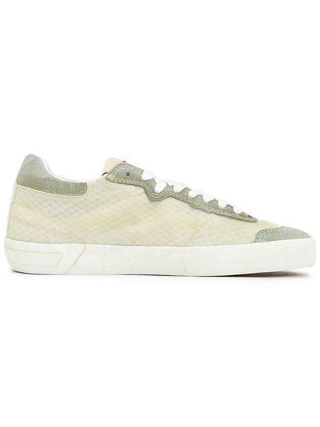 S-Leroji Oval D Logo Mesh Low Top Sneaker Green - DIESEL - BALAAN 5