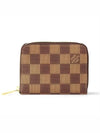 Damier Zippy Coin Coin Purse Brown - LOUIS VUITTON - BALAAN 6