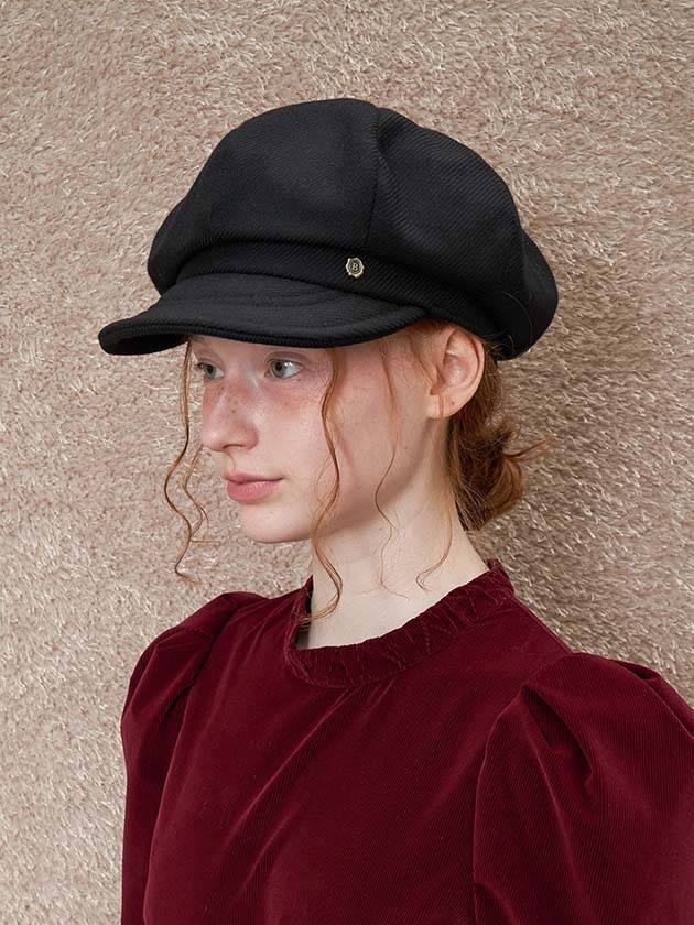 Classic Casquette Italian Wool Black - BROWN HAT - BALAAN 1