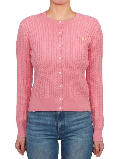 Kids Cable Cardigan 313543047065 PINK Adults can wear - POLO RALPH LAUREN - BALAAN 1