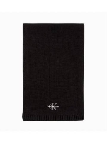 JEANS Unisex CKJ Mono Logo Knit Scarf 4K9001G - CALVIN KLEIN - BALAAN 1