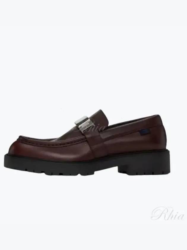 Raft Leather Loafer Beet - BURBERRY - BALAAN 2